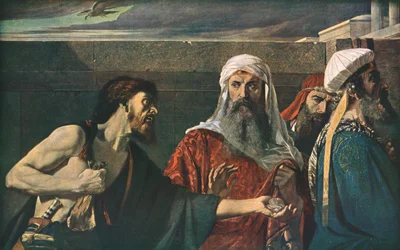 El remordimiento de Judas, 1866, c. 1930