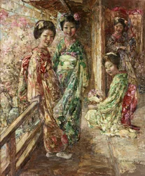 En un jardín japonés