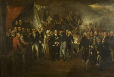 El embarque de Luis XVIII en Dover