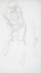 Dos desnudos masculinos