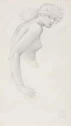 Estudio de una figura femenina, 1885