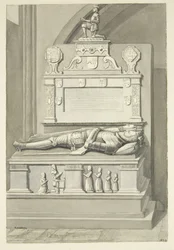 Monumento a Sir Henry Newton y Lady Newton en la Catedral de Bristol