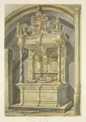 Monumento a Sir John Newton, Bart., en la Catedral de Bristol
