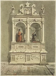 Monumento de Robert Aldworth en la Iglesia de San Pedro