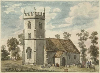 Iglesia desconocida, quizás Compton Greenfield, c.1823
