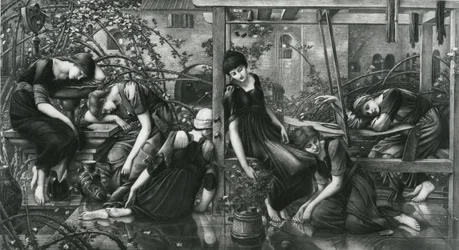 El patio del jardín, de la serie Briar Rose