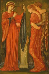 Himeneo (óleo y pan de oro sobre tabla)