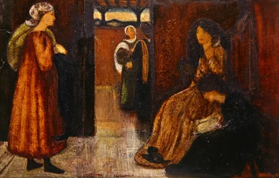 Interior con figuras