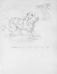 Retrato de su propio tigre