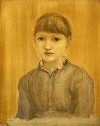 Retrato de la hija del artista Margaret