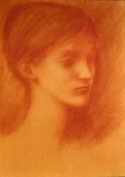 Cabeza roja / Retrato de una niña