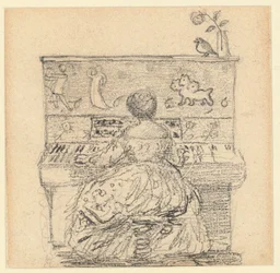 Georgiana Burne-Jones al piano