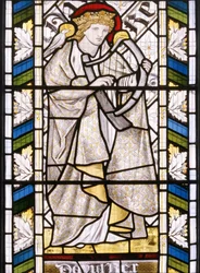 Rey David (detalle de la ventana este)