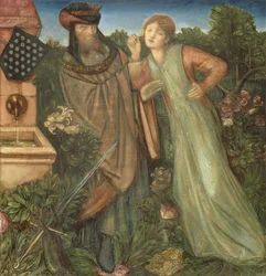 El rey Mark y la bella Iseult, 1862