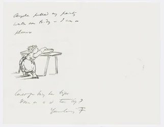 Carta a la nieta del artista Angela Thirkell