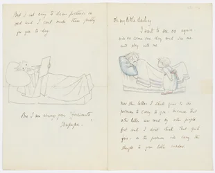Carta a la nieta del artista Angela Thirkell