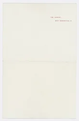 Carta a la nieta del artista Angela Thirkell