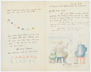Carta a la nieta del artista Angela Thirkell