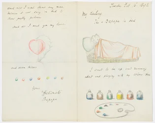 Carta a la nieta del artista Angela Thirkell