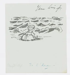 A la orilla del mar, Carta a la nieta del artista, Angela Thirkell, 31 de agosto