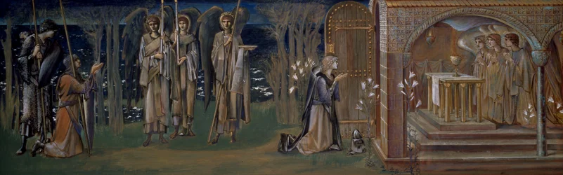 Estudio para el tapiz "La consecución del Santo Grial", c.1894