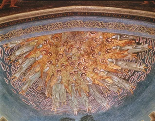 La Anunciación (mosaico del techo)