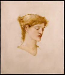 La cabeza de una mujer
