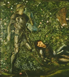 Los caballeros y la rosa silvestre, 1869