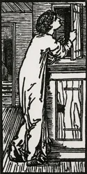 Psique mirando en el armario, 1866
