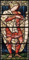Wilden, All Saints, Morris & Co., Edward Burne-Jones, John Henry Dearle (1859-1932), San Martín, Generosidad, 1902-1914, Louisa, Alfred, Los Baldwin, Primer Ministro, Metodista, Worcestershire, Artes y C