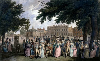 El paseo en St James Park, c.1796