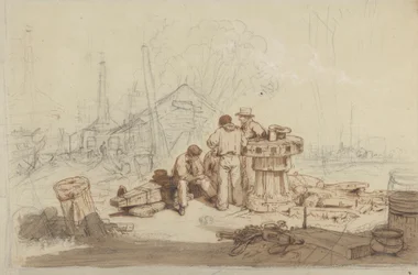 Estudio de pescadores y artes de pesca
