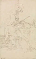 Autorretrato caricaturesco