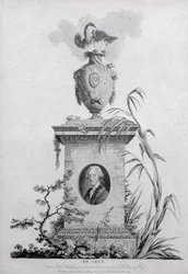 Dr. Thomas Augustine Arne (1710-78), grabado por James Heath (1757-1834), 1793