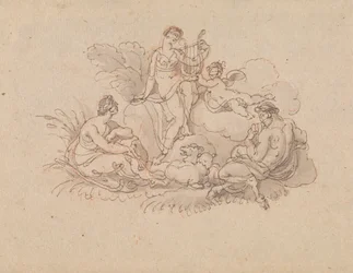 Erato y Pan