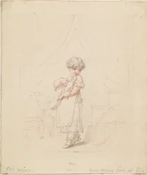 Ilustración para La muñeca nueva: Es mía, puedes mirarla