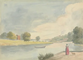 Mujer pescando