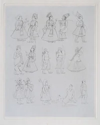 Figuras mostrando varias ocupaciones