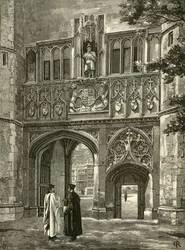 Puerta Principal, Trinity College, finales del siglo XIX