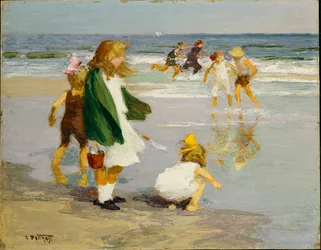 Jugar en las olas
