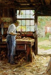 Carpintero del pueblo, 1899