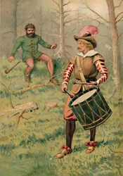 El tamborilero y el gigante, 1901
