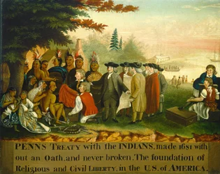 El tratado de Penn con los indios