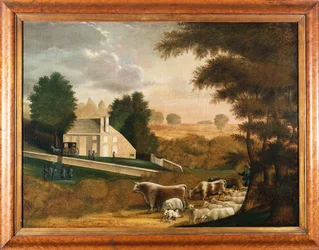 La tumba de William Penn, 1848