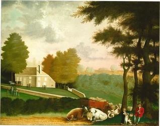 La tumba de William Penn, c.1847-1848 (óleo sobre lienzo)