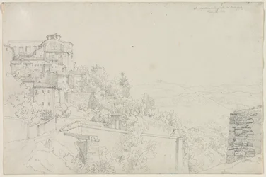 San Agostino desde Bulagajo, Perugia, 1829