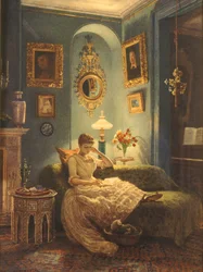 Una tarde en casa, 1888