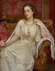 Retrato de Lady Edith, esposa de Henry, 7º Duque de Northumberland