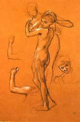 Estudio para Miedos Ociosos (II), 1893