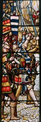El desembarco del emperador Segismundo en Dover en 1416 (detalle)